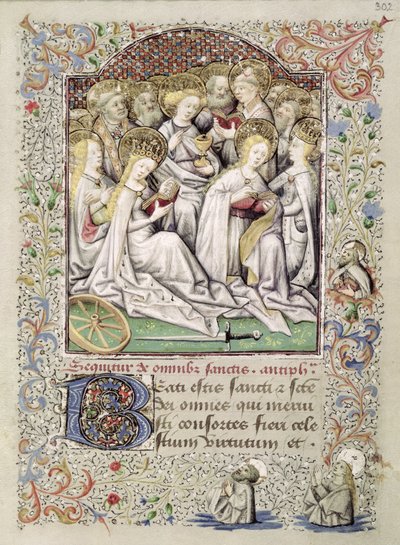 De Maagdelijke Martelaren en Andere Heiligen, uit het Coetivy Getijdenboek, ca. 1443 door Master of the Duke of Bedford Master of the Duke of Bedford